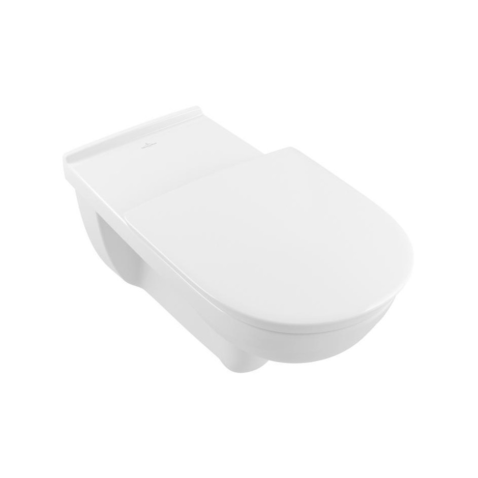 Villeroy & Boch O.novo miska WC wisząca vita, bezrantowa, DirectFlush 360 x 700 mm Weiss Alpin AntiBac CeramicPlus