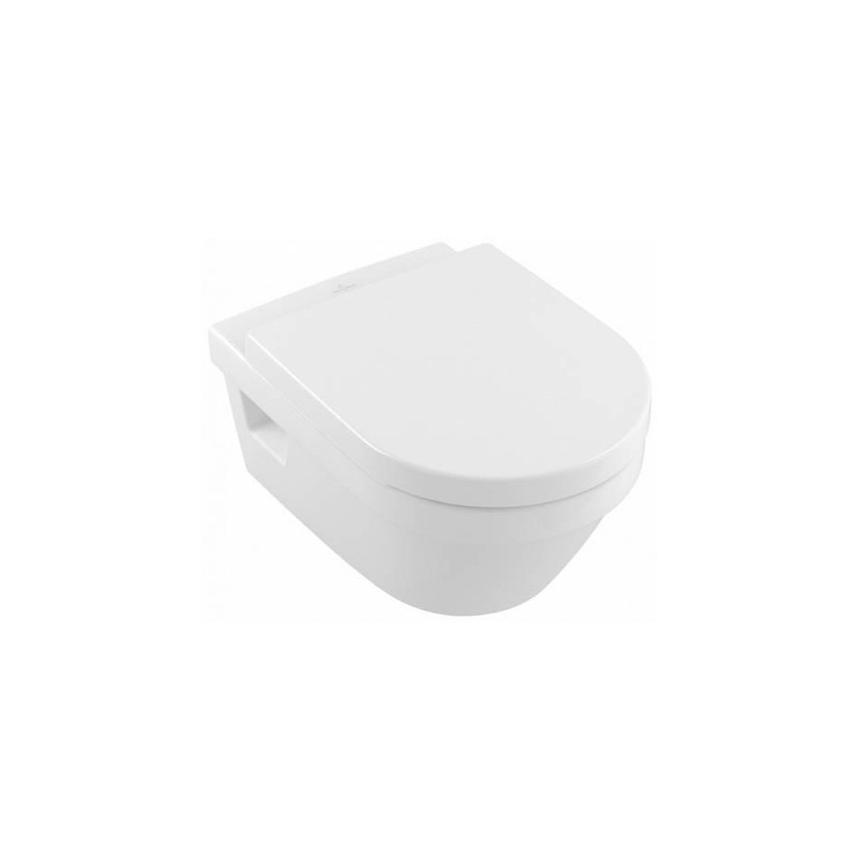 Villeroy & Boch Architectura miska WC wisząca bezrantowa, DirectFlush 370 x 530 mm Weiss Alpin AntiBac CeramicPlus