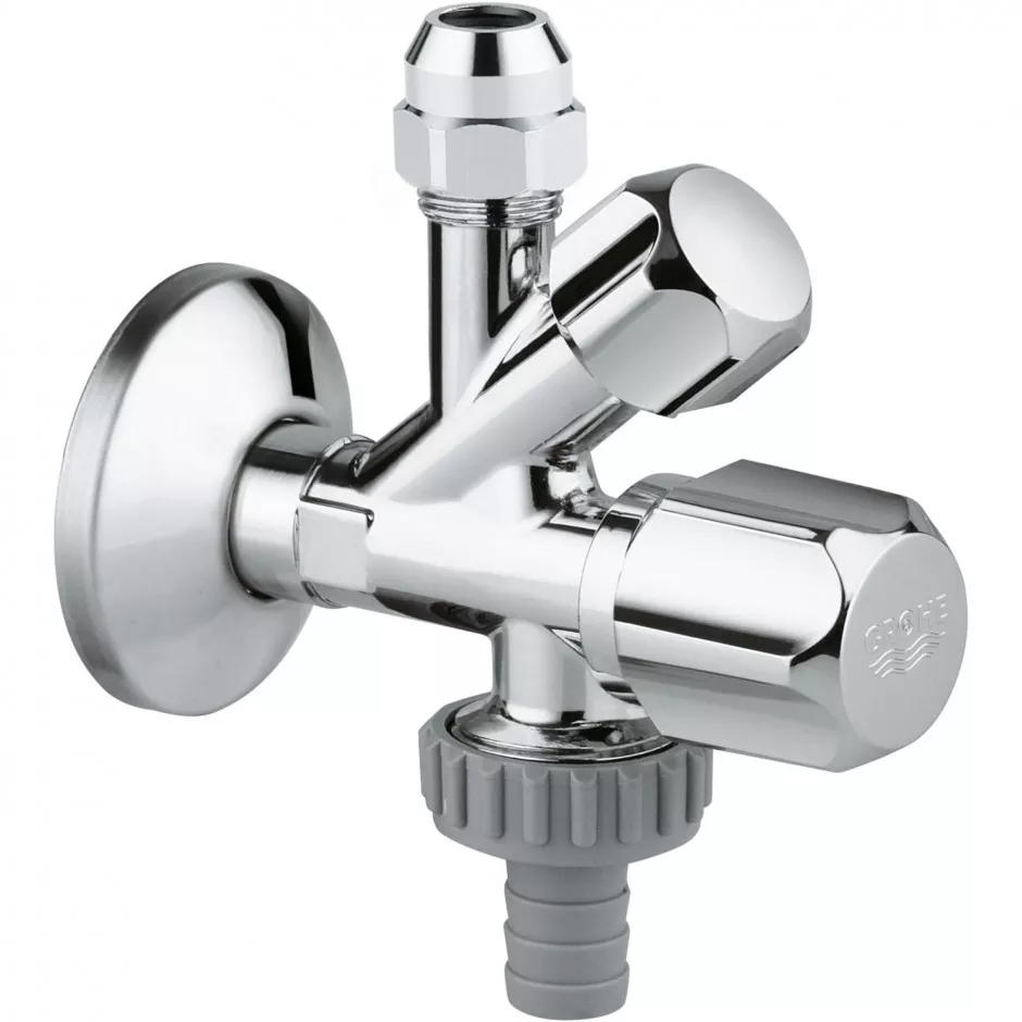 Grohe WAS Zawór kątowy, kombinowany DN 15 chrom