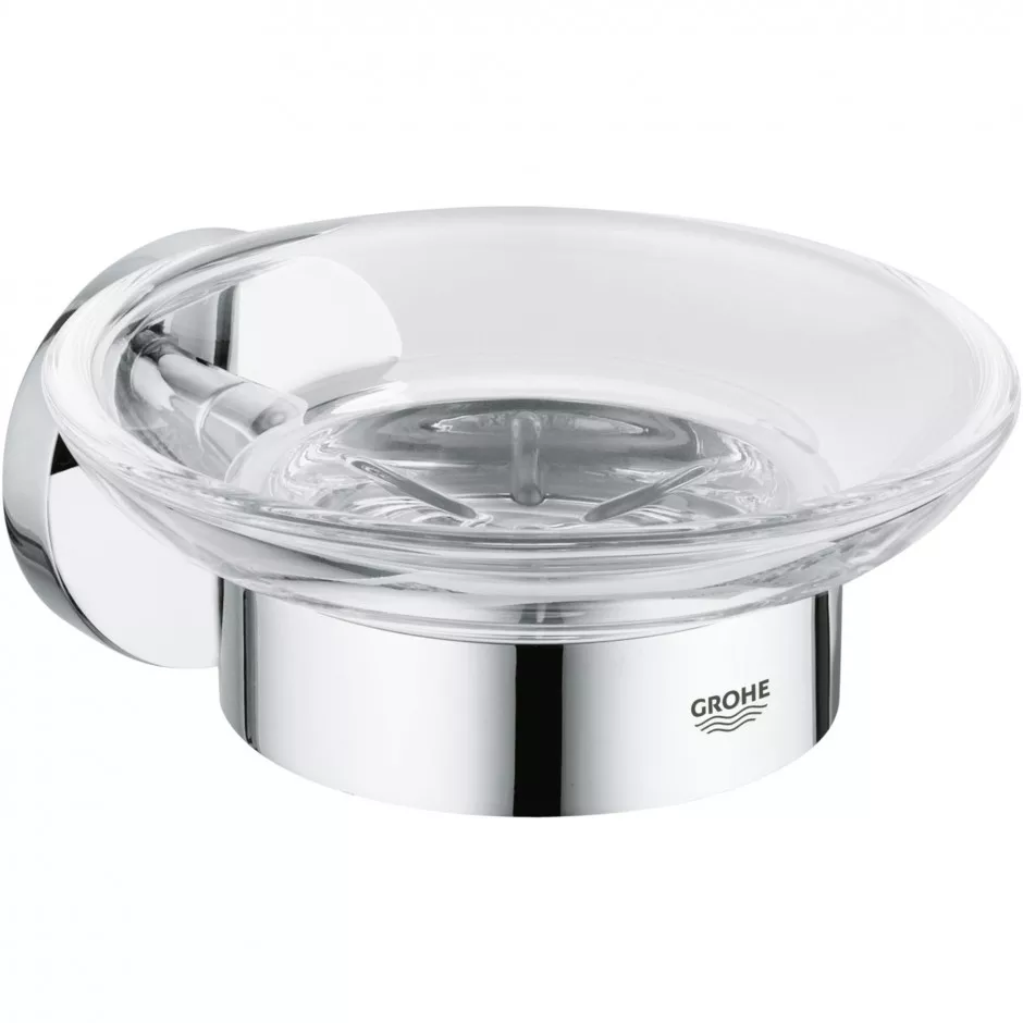 Grohe Essentials mydelniczka z uchwytem chrom