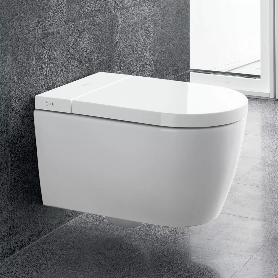 Duravit Starck F Plus Wc wiszący z funkcją higieny intymnej Biały - 793316_O1