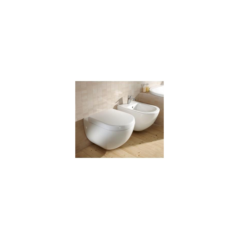 Villeroy & Boch Subway miska WC wisząca, 375 x 565 mm, Star White Ceramicplus - 12536_A2