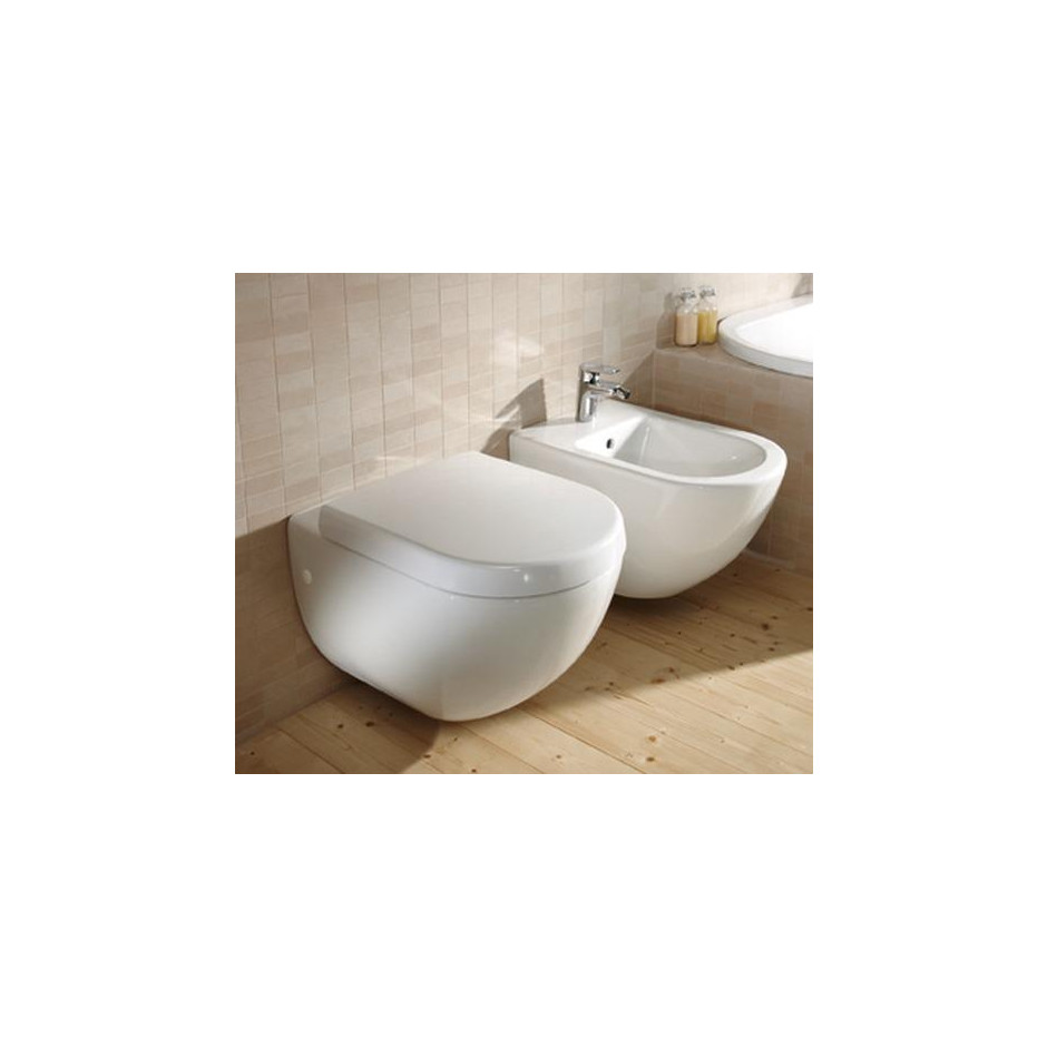 Villeroy & Boch Subway miska WC wisząca krótka, 355x480 mm, Weiss Alpin Ceramicplus - 12549_A2