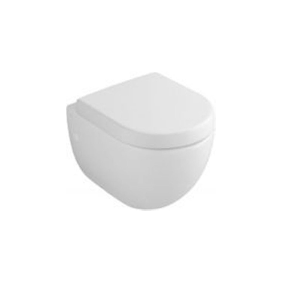 Villeroy & Boch Subway miska WC wisząca krótka, 355x480 mm, Star White Ceramicplus - 12550_O1