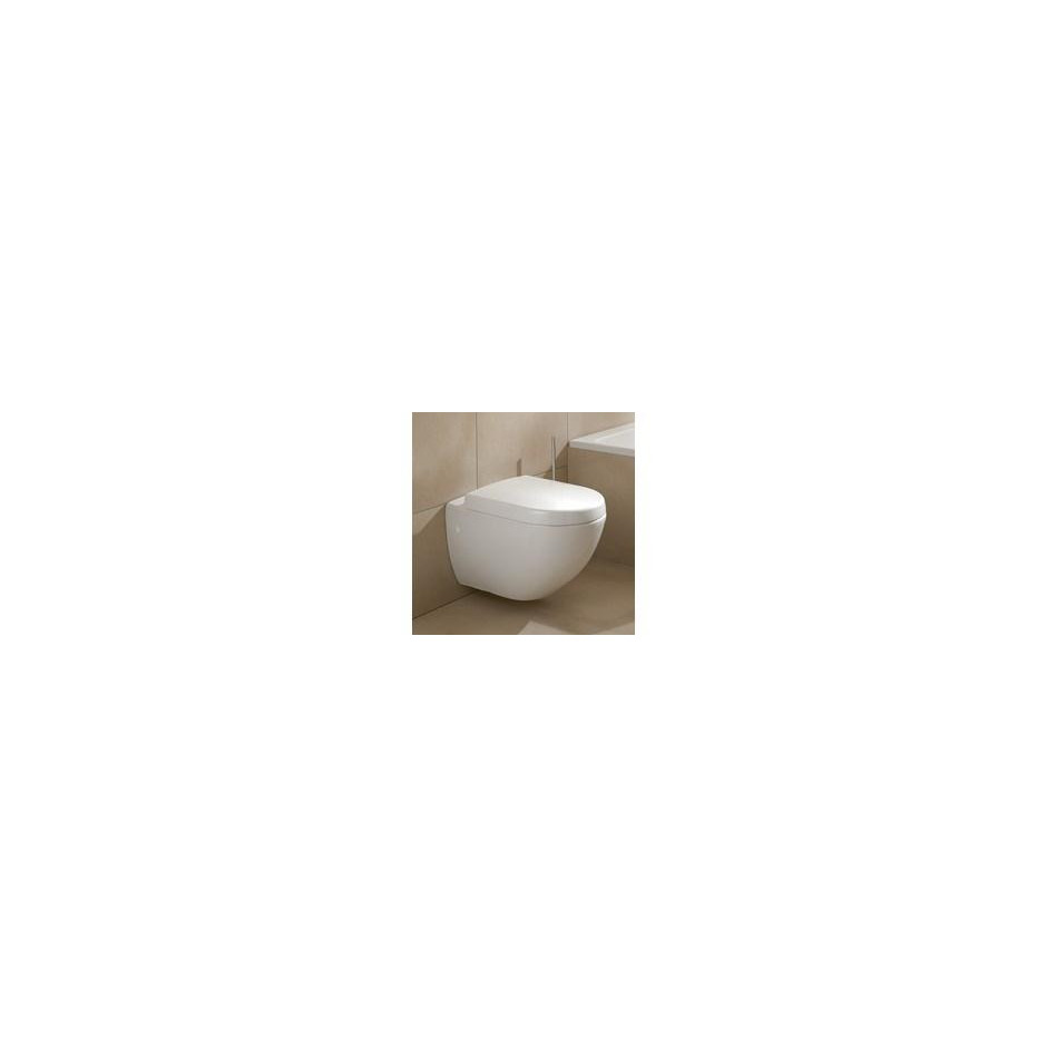 Villeroy & Boch Subway miska WC wisząca krótka, 355x480 mm, Pergamon Ceramicplus - 12551_A1