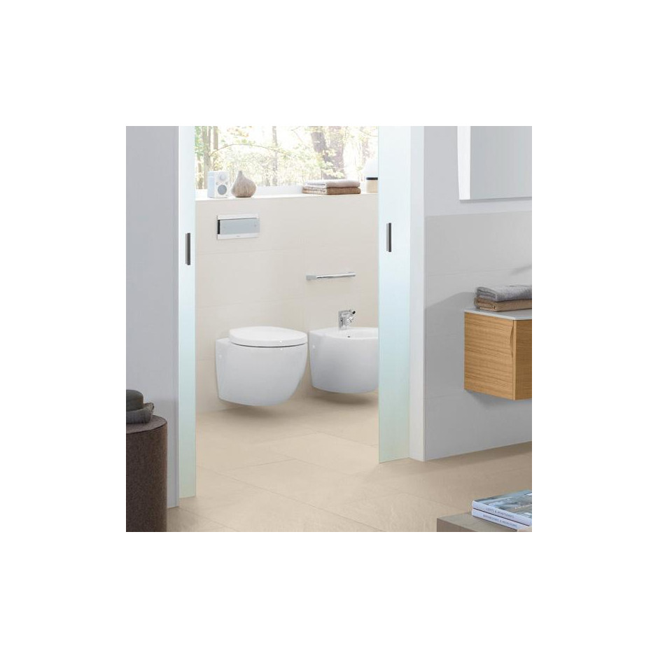 Villeroy & Boch Aveo Miska WC wisząca z odpływem poziomym 59x40 biała - 13662_A1