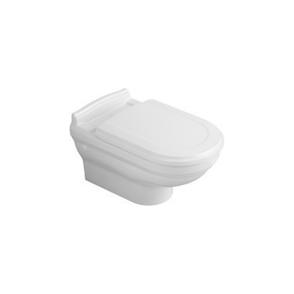 Villeroy & Boch Hommage miska WC wisząca, 370 x 600 mm, Star White Ceramicplus - 8757_O1