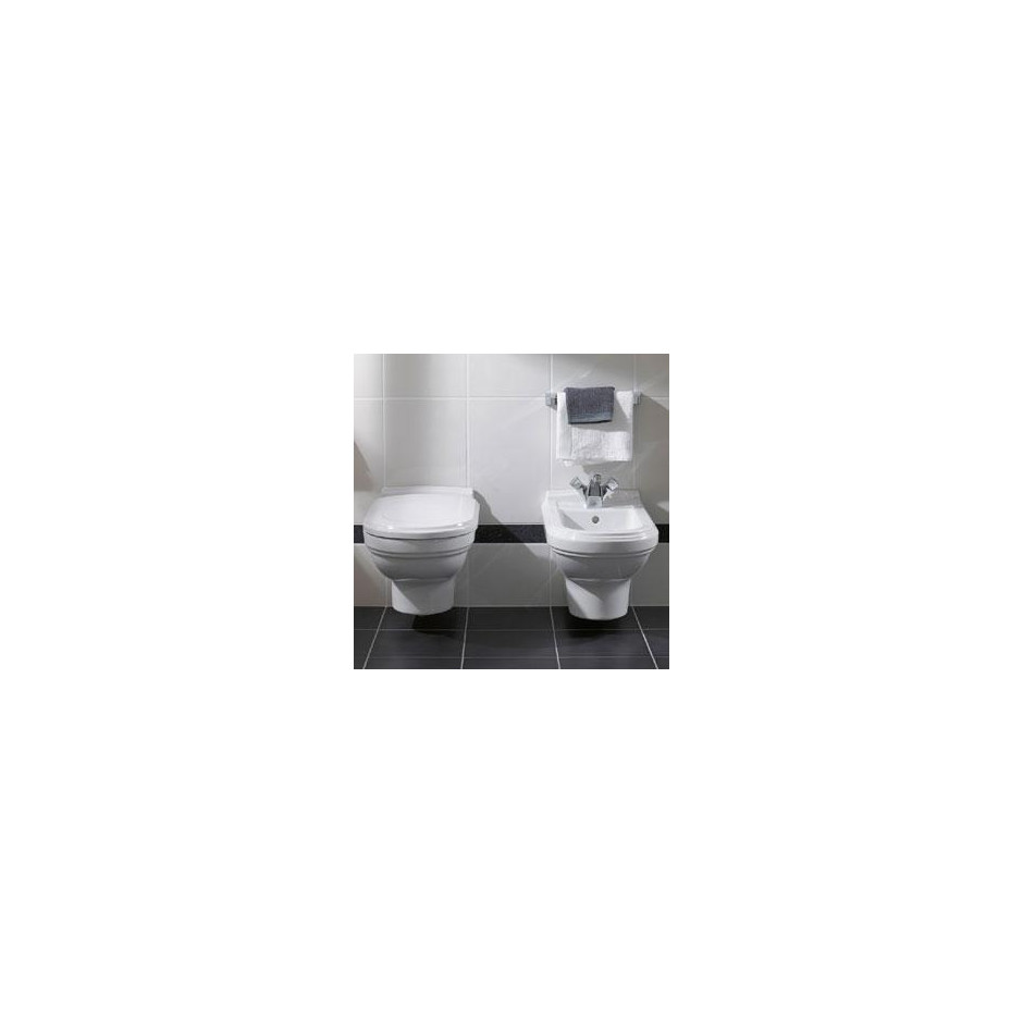 Villeroy & Boch Hommage miska WC wisząca, 370 x 600 mm, Star White Ceramicplus - 8757_O2