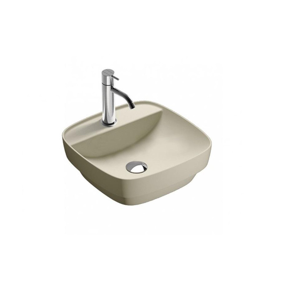 Catalano Green Lux Umywalka nablatowa 42x42 szara matowa