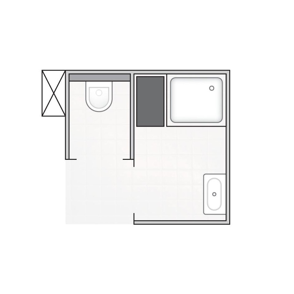Kompletna ursynowska łazienka w bloku na ursynowie, miska + stelaż + przycisk + szafka z umywalką Koło + kabina z brodzikiem + baterie Hansgrohe