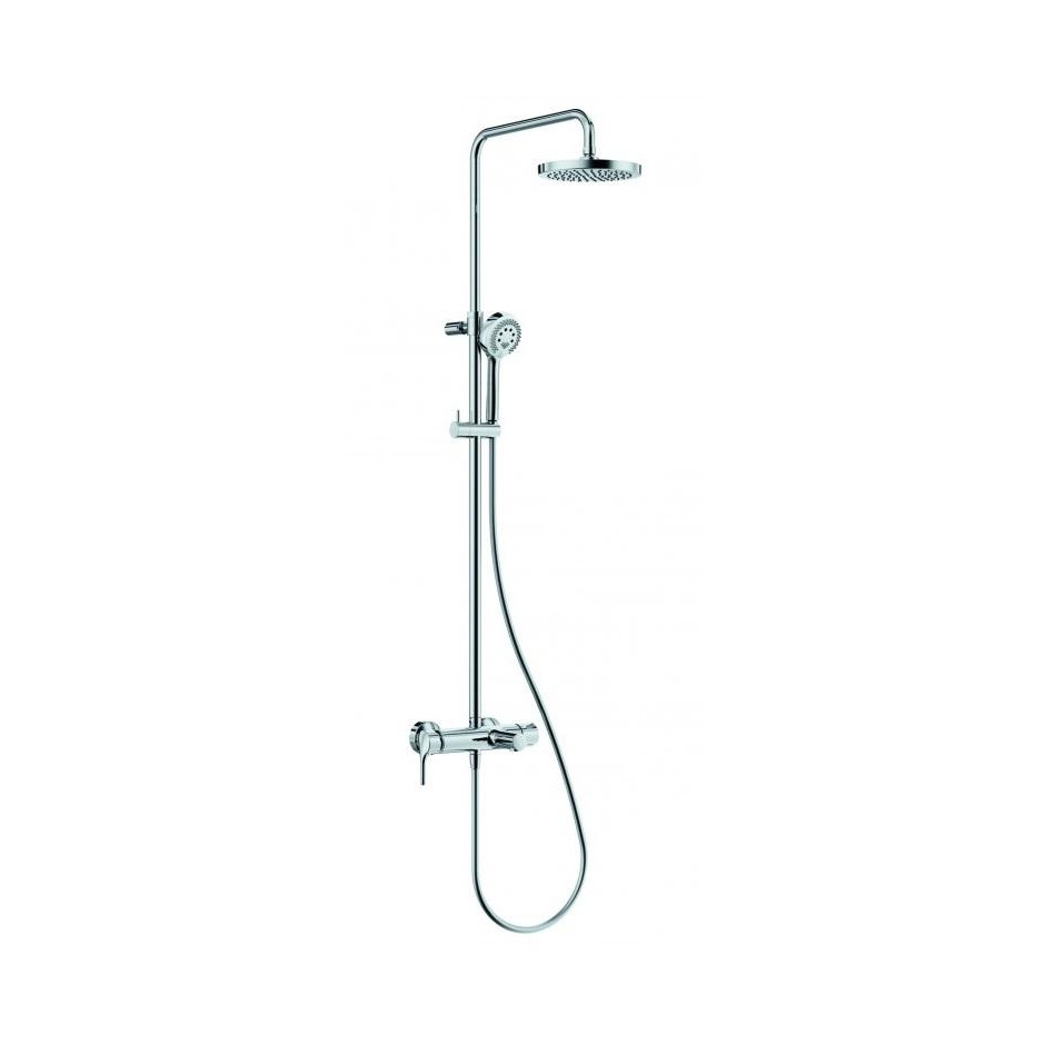 Kludi Logo Zestaw prysznicowy Dual Shower System z deszczownicą i wylewką chrom