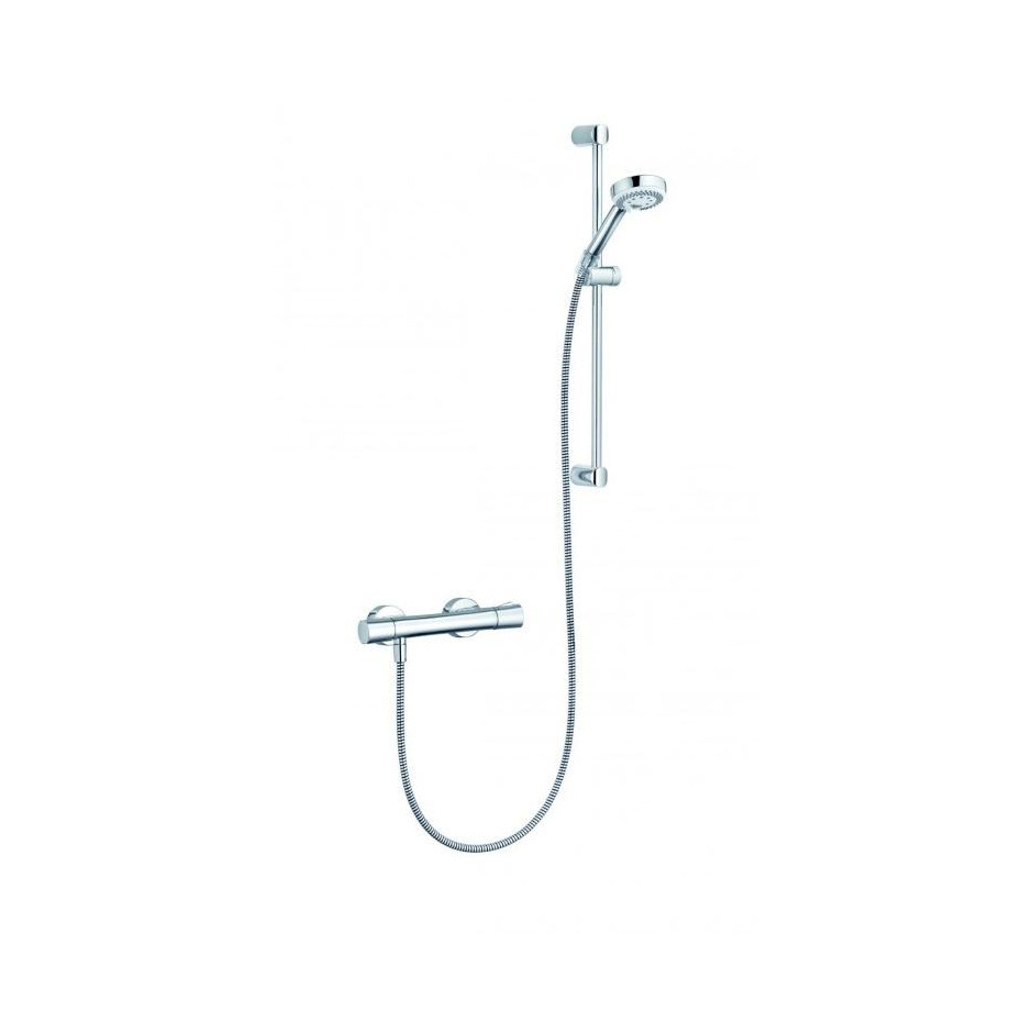Kludi Logo Shower Duo zestaw prysznicowy termostatyczny z drążkiem 600mm chrom