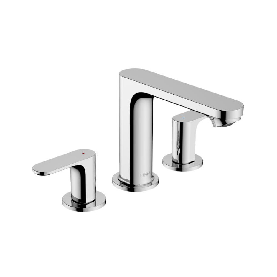 Hansgrohe Rebris S 3-otworowa bateria umywalkowa 110 z kompletem odpływowym Chrom - 858843_O1