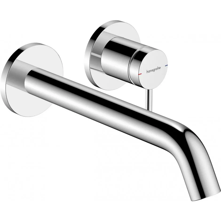 Hansgrohe Tecturis S Jednouchwytowa bateria umywalkowa ścienna, podtynkowa z wylewką 22,5 cm Chrom - 896317_O1