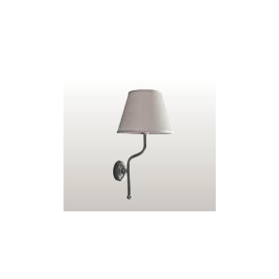 Kerasan Retro lampa ścienna, biały klosz - 462631_O1
