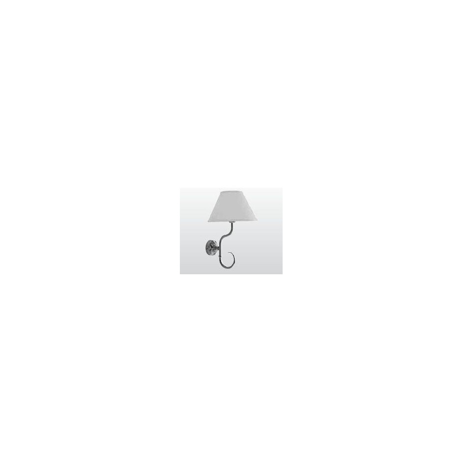 Kerasan Retro lampa ścienna, biały klosz - 462632_O1