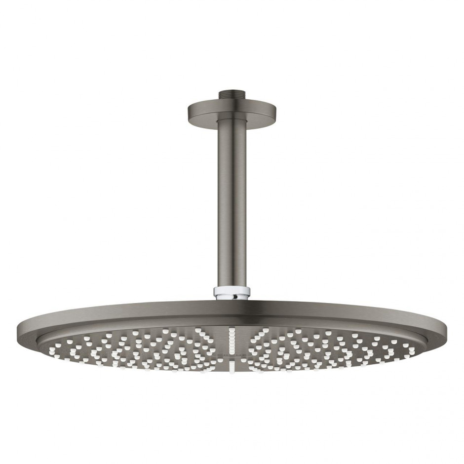 Grohe Rainshower Cosmopolitan deszczownica z ramieniem 9,5l 310 mm szczotkowany grafit