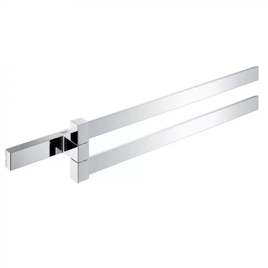 Grohe Selection Cube Podwójny wieszak na ręczniki chrom