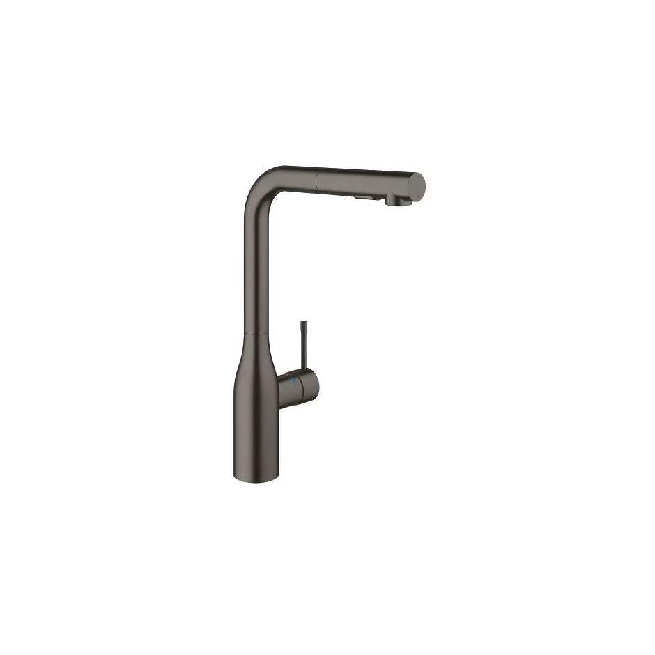 Grohe Essence bateria kuchenna zlewozmywakowa z w/w brushed hard graphite