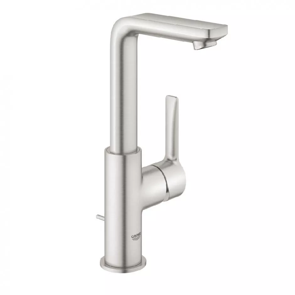 Grohe Lineare Bateria umywalkowa L z cięgłem stal nierdzewna