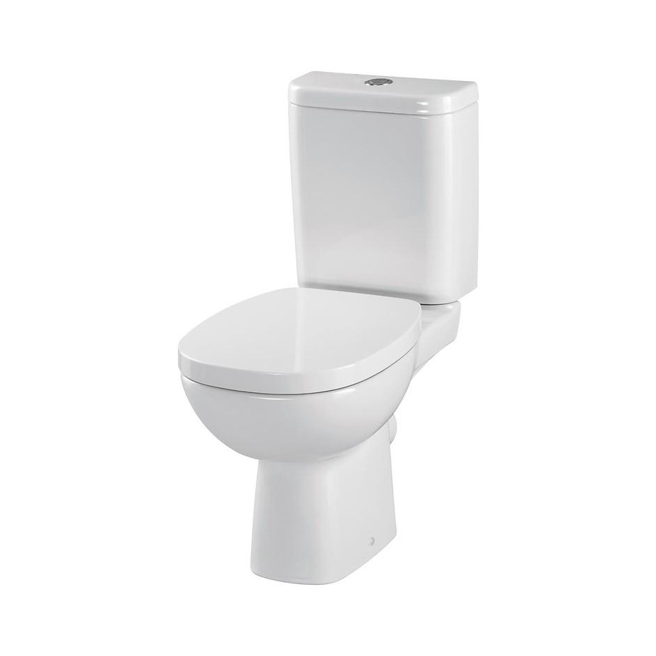 Cersanit Facile kompletny kompakt WC, miska + zbiornik 3/6l + deska dur antyb