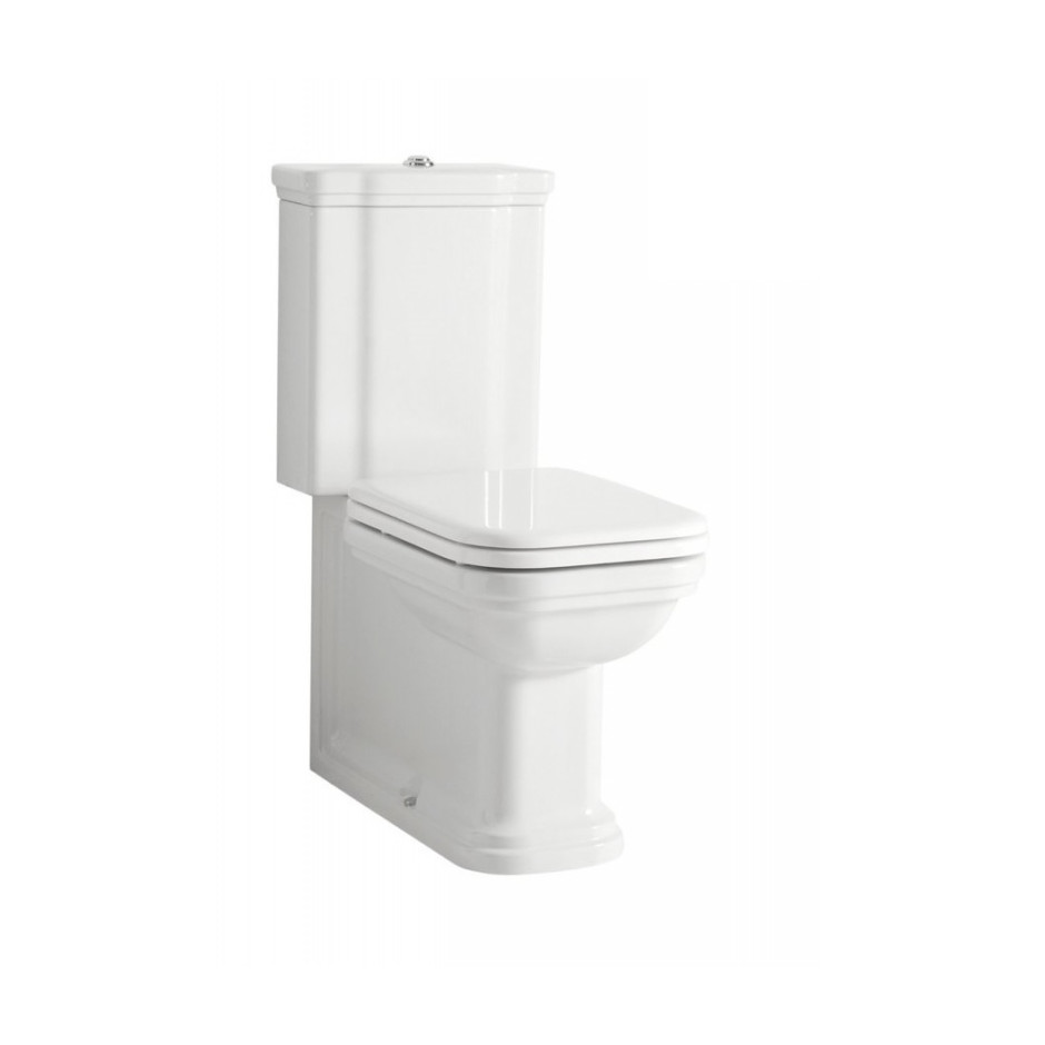 Kerasan Waldorf Miska WC kompakt 68x40cm, czarny