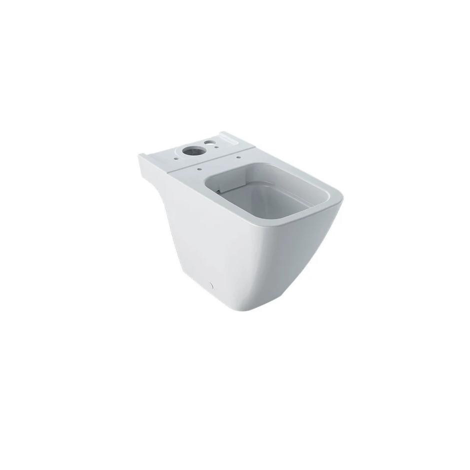 Geberit iCon Square stojąca miska WC do kompaktu, kryte mocowania, Rimfree