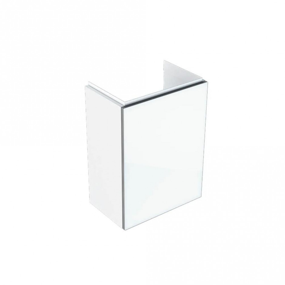 Geberit Acanto szafka podumywalkowa 40cm z jednymi drzwiami, syfon oszczędzający przestrzeń, biała
