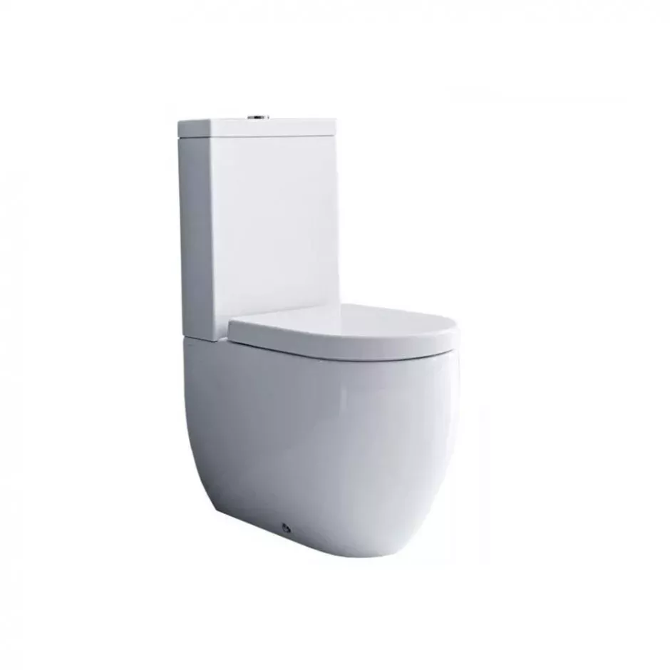 Kerasan Flo Kompletny kompakt WC, miska zbiornik deska (311701+318101+318901+750990)