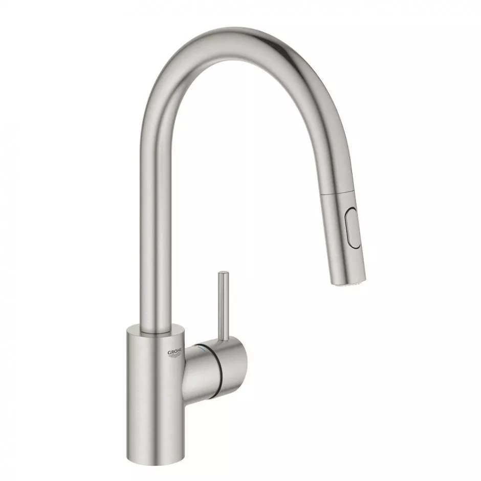 Grohe Concetto bateria kuchenna, zlewozmywakowa wyciągana wyl.steel