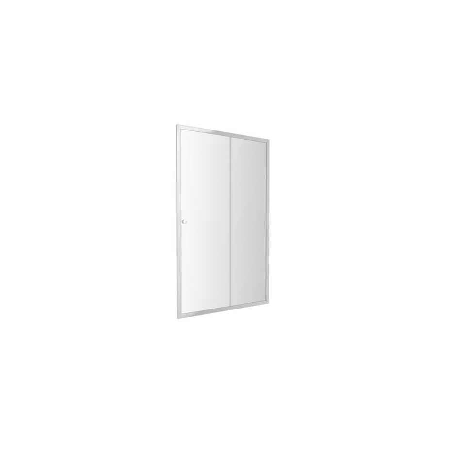 Omnires S drzwi prysznicowe przesuwne, 110cm, chrom & transparentny