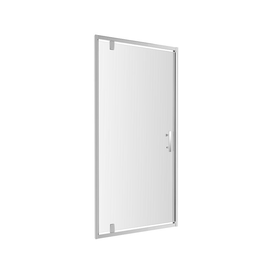 Omnires S drzwi prysznicowe uchylne, 80cm, chrom & transparentny