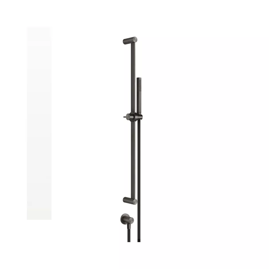 Gessi 316 Bath-Shower zestaw prysznicowy ze słuchawką anticalc 1,50 m wężem i wylotem wody Black Metal Br. PVD