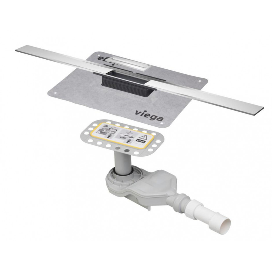 Viega Advantix Cleviva kompletny Odpływ liniowy 120 cm stal nierdzewna - 840644_O1