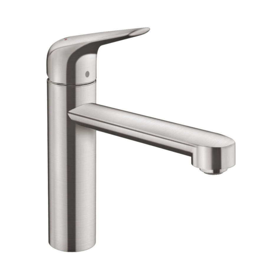 Hansgrohe Focus M42 bateria kuchenna 120 1jet Stal Szlachetna Finish
