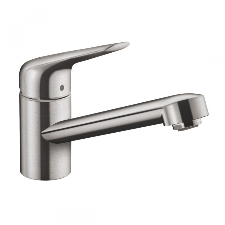 Hansgrohe Focus M42 bateria kuchenna 100 1jet Stal Szlachetna Finish