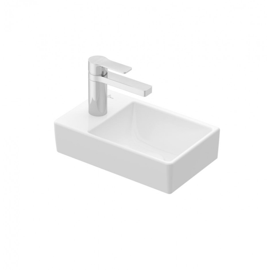 Villeroy & Boch Avento Umywalka mała 1/o bez prze. 360 x 220 mm Weiss Alpin CeramicPlus