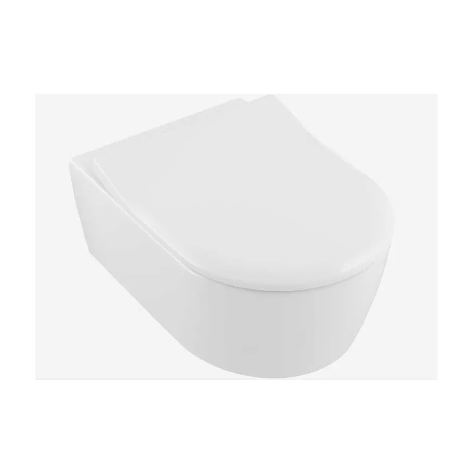 V&B Wc wiszący Arto z deską wolnoopadającą 530x370 biały