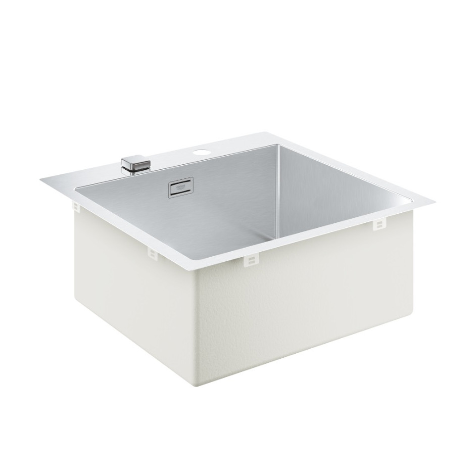 Grohe K800 zlewozmywak wpuszczany w blat 51,8 x 51 cm ze stali szlachetnej