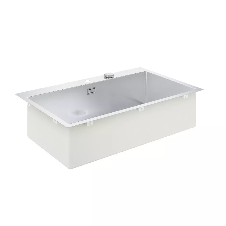 Grohe K800 zlewozmywak wpuszczany w blat 84,6 x 51 cm ze stali szlachetnej