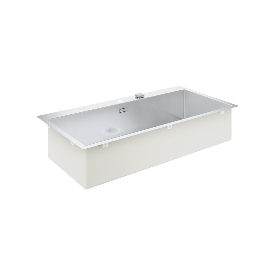 Grohe K800 zlewozmywak wpuszczany w blat 102,4 x 51 cm ze stali szlachetnej
