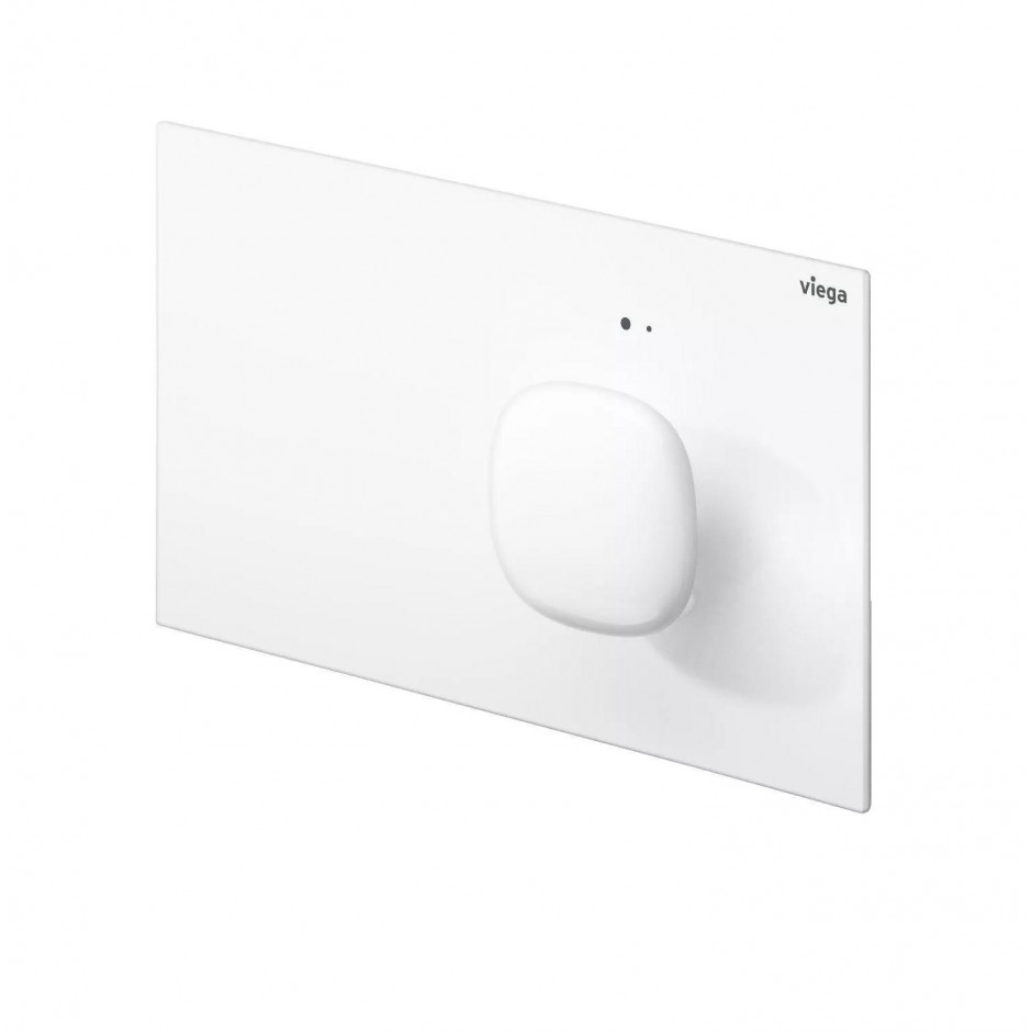 Viega Visign for More 202 Przycisk uruchamiający do WC elektroniczny z oświetleniem LED, metal biały drogowy