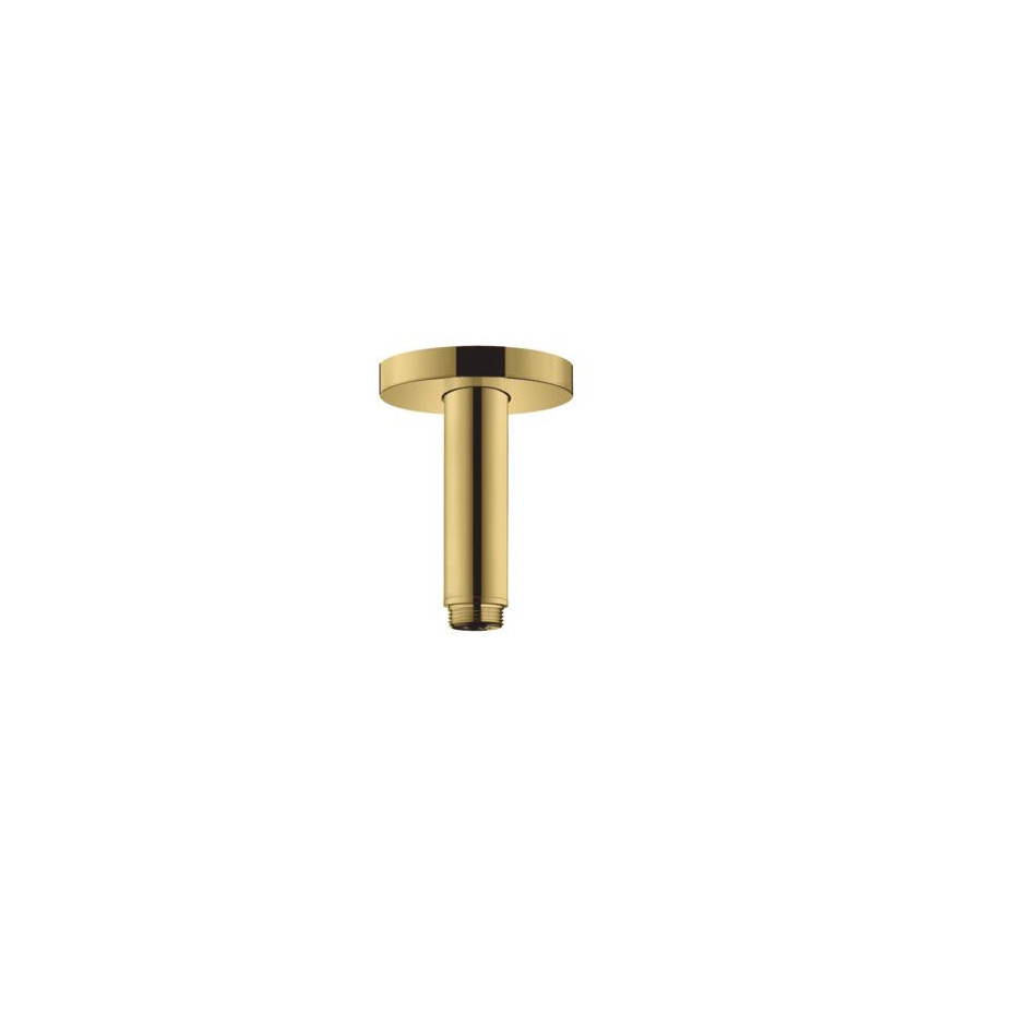 Hansgrohe Przyłącze Sufitowe S 10 cm  Złoty Optyczny Polerowany