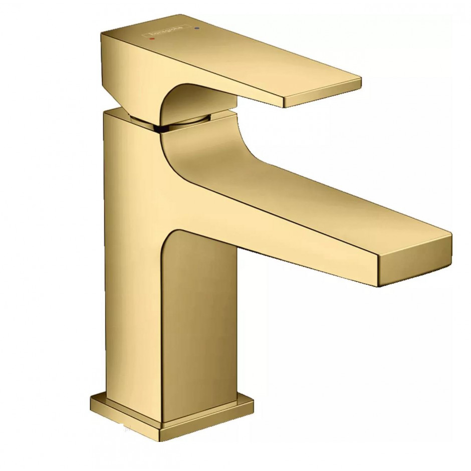 Hansgrohe Metropol bateria umywalkowa 100 do małych umywalek z kpl. odpływ. Push-Open