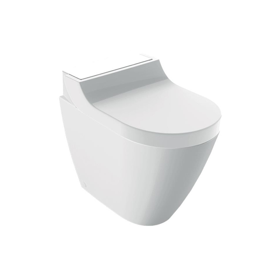 Urządzenie WC z funkcją higieny intymnej AquaClean Tuma Comfort, stojąca miska WC, szkło białe