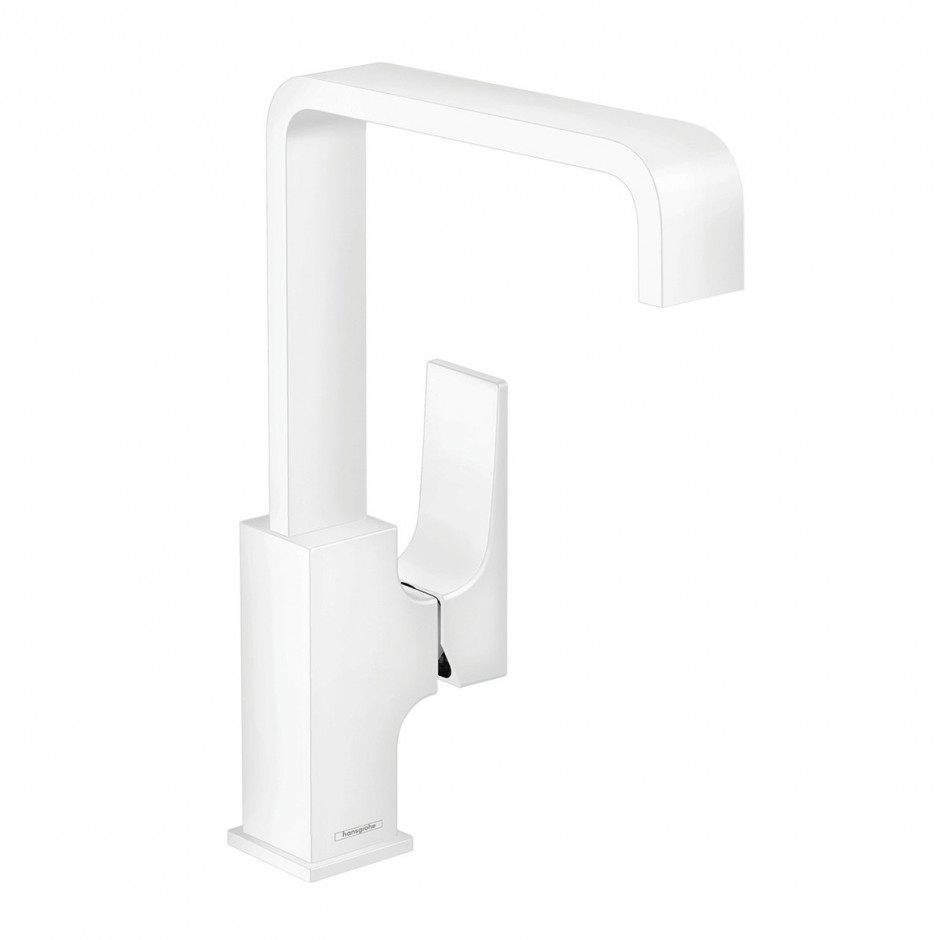Hansgrohe Metropol bateria umywalkowa 230 z kpl. odpływowym Push-Open uchwyt jednoramienny Biały Matowy
