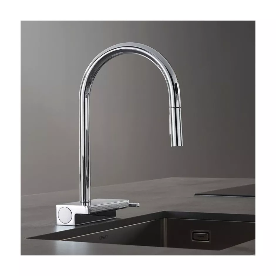 Hansgrohe Aquno Select M81 bateria kuchenna 170 w/w 3jet Stal Szlachetna Finish