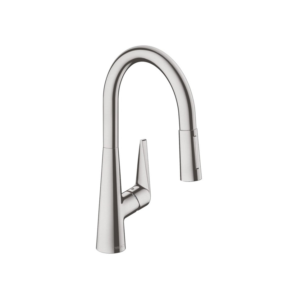 Hansgrohe Talis M51 bateria kuchenna 200 w/w 2jet sBox Stal Szlachetna Finish