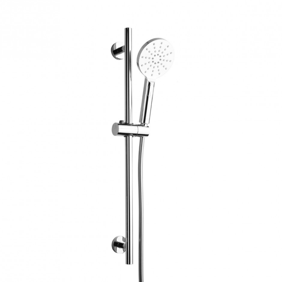 HushLab Lukka zestaw prysznicowy na drążku 70cm 2S chrom