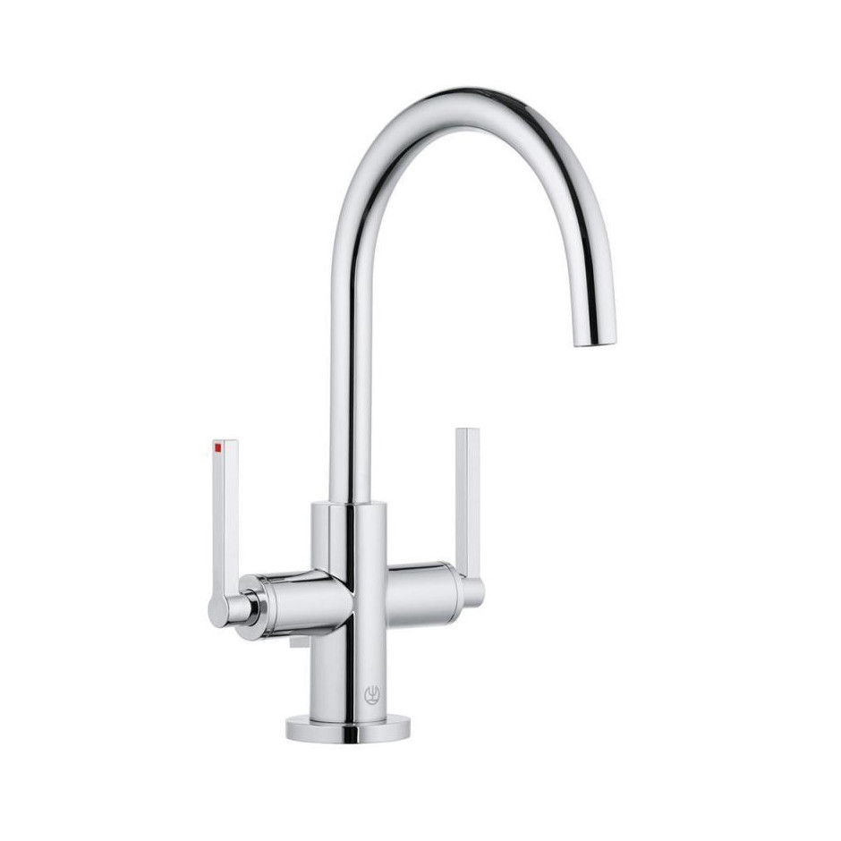 Kludi Nova Fonte Puristic Bateria umywalkowa uchwyty proste chrom